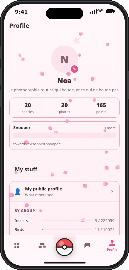 Sakura on iPhone
